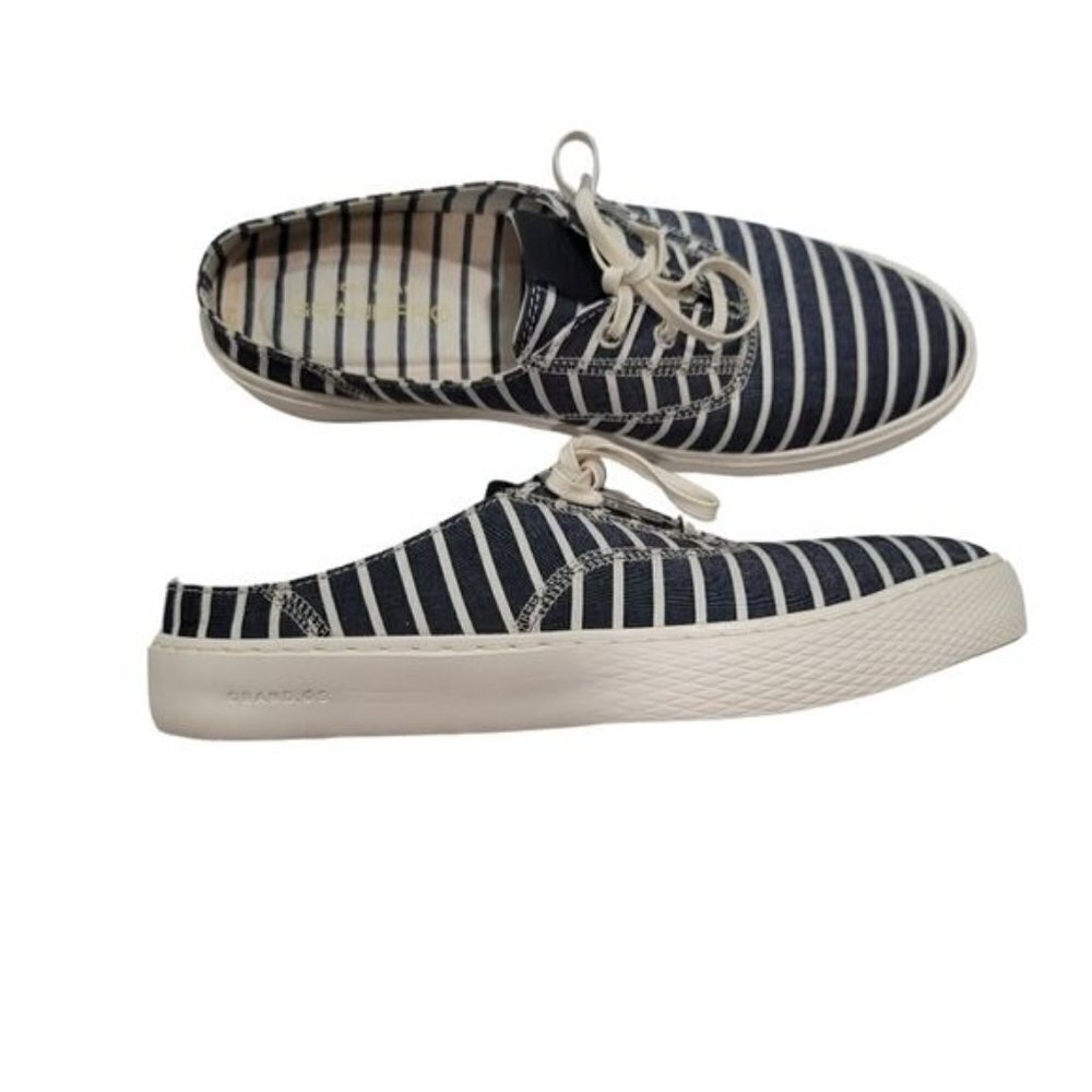 Cole Haan Grand Pro Canvas Striped Shoes Size 10.5 B
